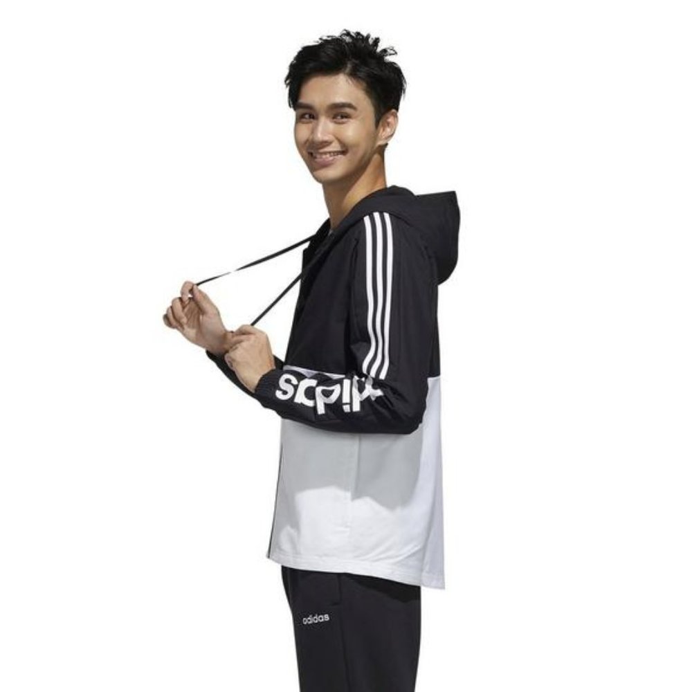 Adidas Men's Essentials Colorblocked Windbreaker - Picture 5 of 8